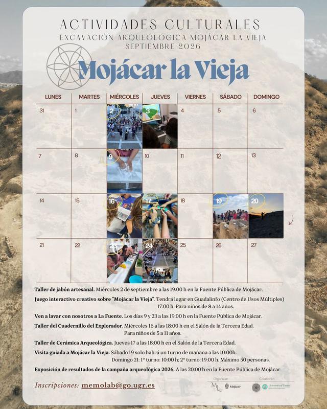Actividades Mojacar La Vieja 2026