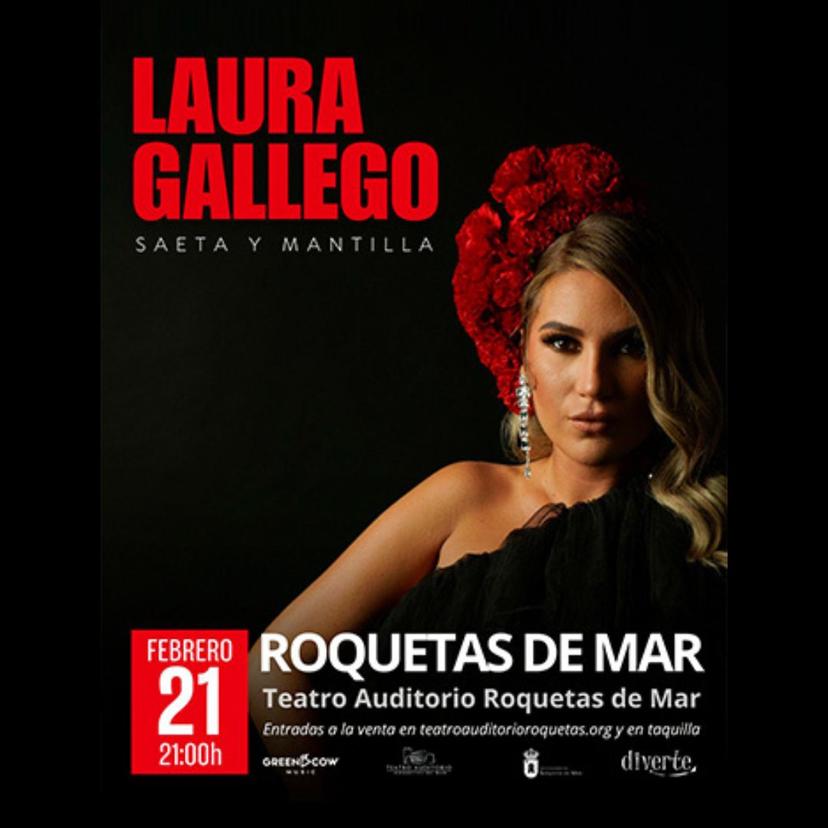 Teatro: Música  Laura Gallego Saeta y mantilla
