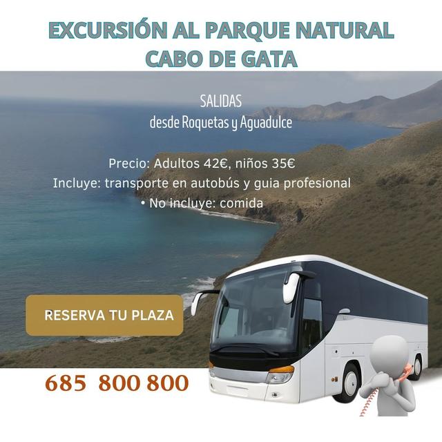 Excursión En Autobús a Cabo De Gata