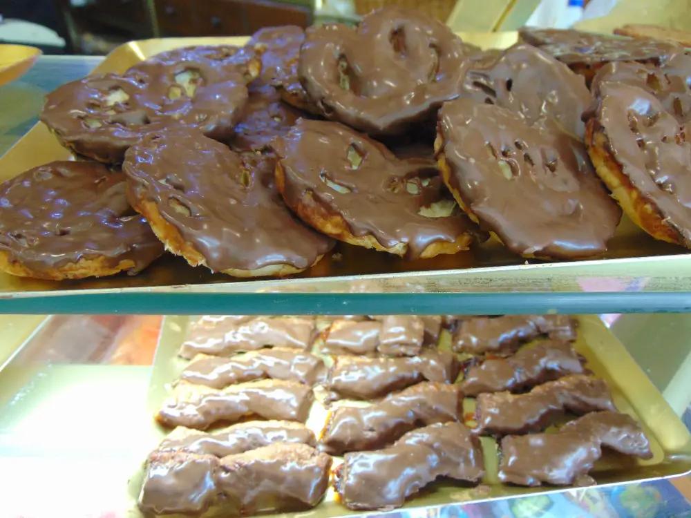 Palmeras de chocolate de Las Delicias Pastelería