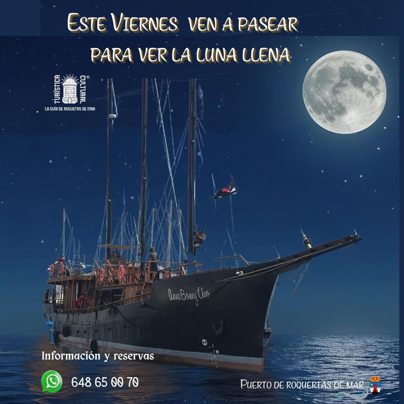 GOLETA ANNY BONNY: PASEO PARA VER LA LUNA LLENA
