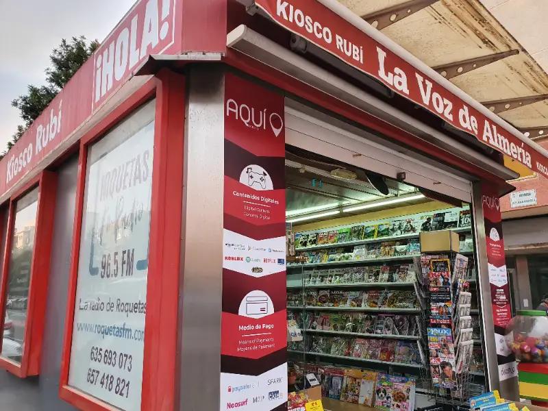 Entrada del Kiosco Rubí 