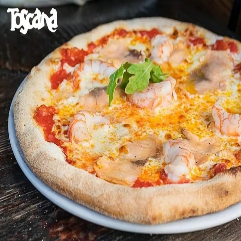 Pizza de gamba 