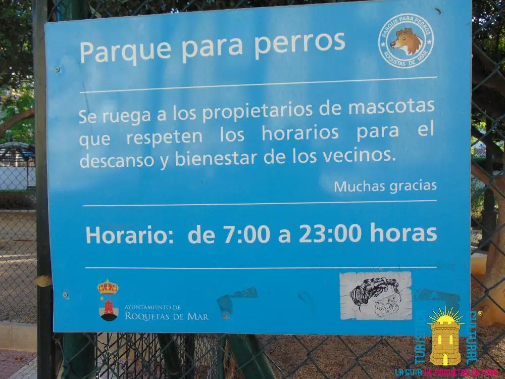 Horario de Parque para Perros Pipi-Can