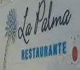Rotulo exterior del logo de La Palma Restaurante 