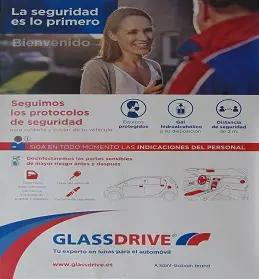 Gráfica publicitaria Glassdrive - La seguridad es lo primero