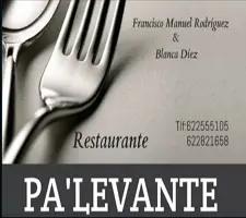 Tarjeta informativa de Pa’ Levante Restaurante